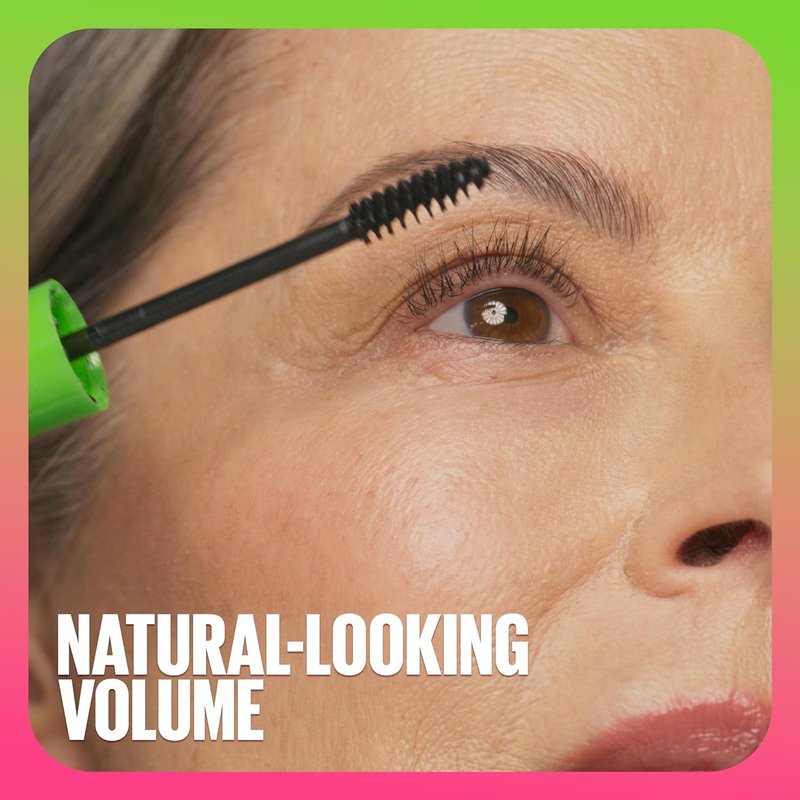 Maybelline Great Lash Mascara - Volumizing Lash-Doubling Formula, Blackest Black | 1 Count