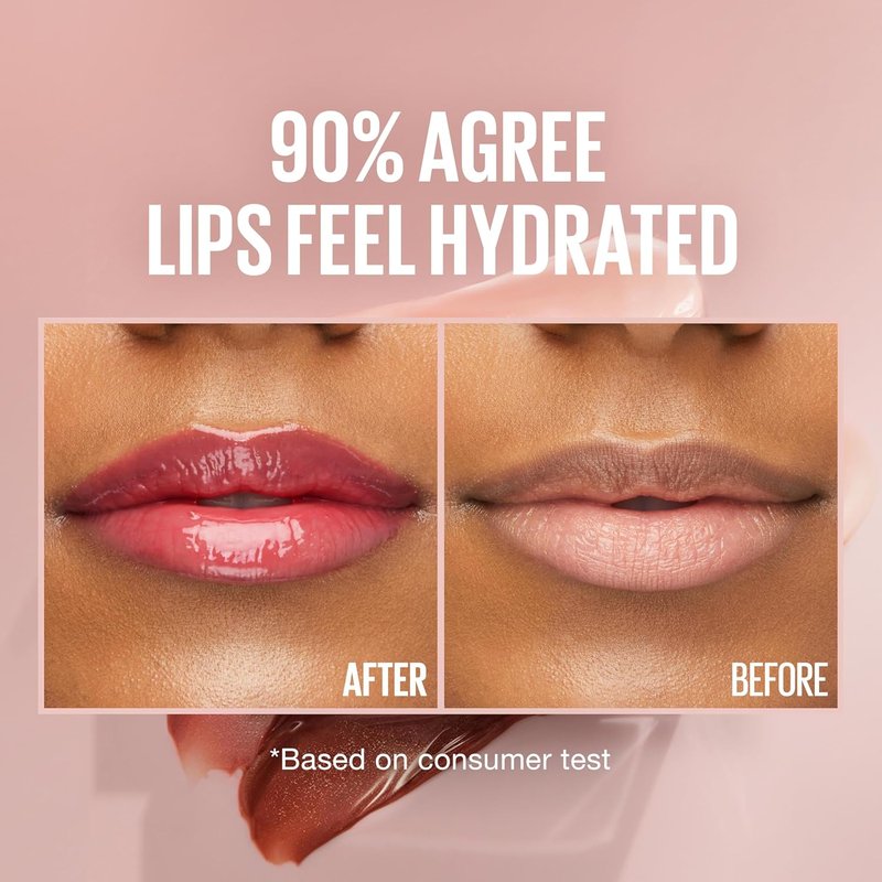 Maybelline Lifter Gloss - Hydrating Lip Gloss with Hyaluronic Acid for Plumper Lips | Heat Raspberry Neutral, 0.18 Ounce
