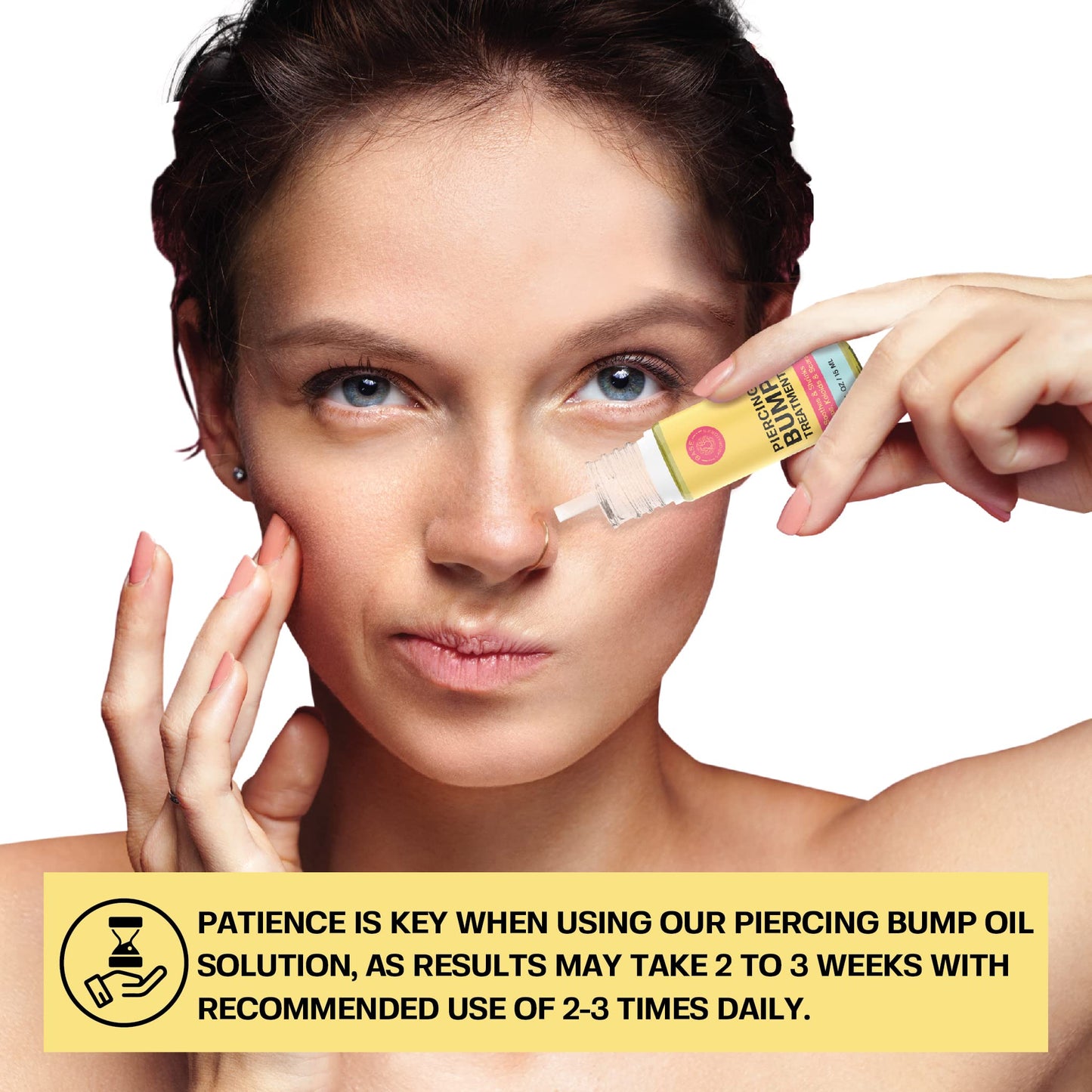 base labs piercing aftercare kit - bump oil and saline gel - pack of 2