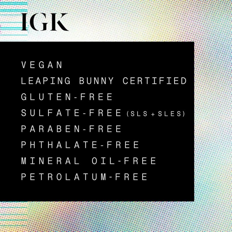 IGK Antisocial Dry Hair Mask - Leave-In Overnight Treatment for Dry Hair | Hydrates, Repairs & Softens | Full & Travel Size