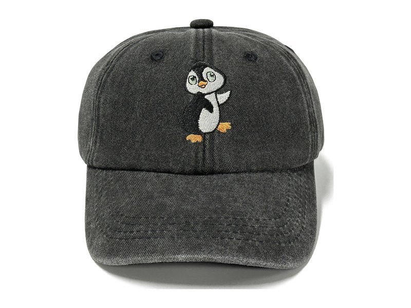 Horpe Kid Penguin Baseball Cap, Antarctic Animal Gifts for Boys and Girls, Adjustable Cotton Present Baseball Cap for Child to Zoo, Birthday Parties
