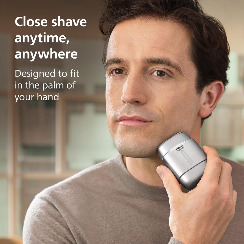 Philips Norelco Shaver 600 Series - Compact Electric Shaver, Lift & Cut System, SteelPrecision Blades, 4D Flex Heads, Wet & Dry Shave, Travel Case, Model S693/94