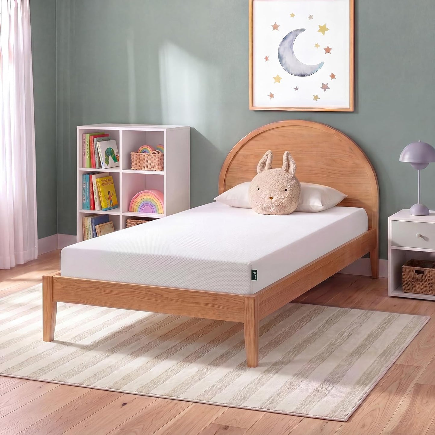 Zinus Green Tea Memory Foam Mattress - 5 Inch Twin Size | Pressure-Relieving Comfort & Medium Firm Feel