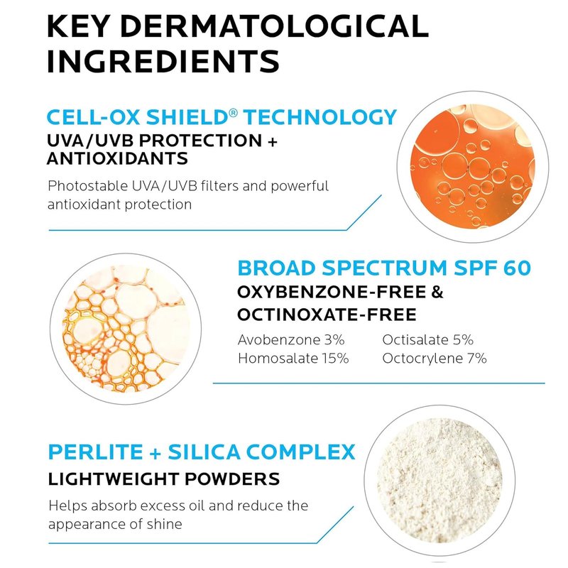 La Roche-Posay Anthelios Clear Skin Sunscreen - SPF 60, Oil-Free, Non-Greasy, Travel Size | Broad Spectrum Protection