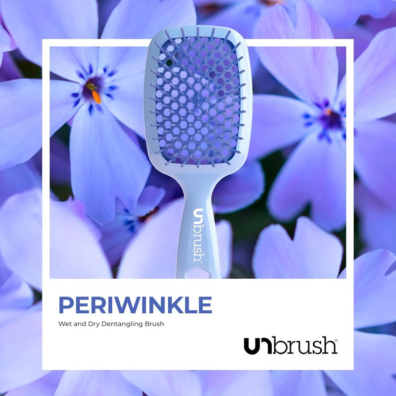 FHI Heat Detangling Brush | Pain-Free Brushing for All Hair Types - Durable DuoFlex Anti-Static Bristles, Lightweight Handle
