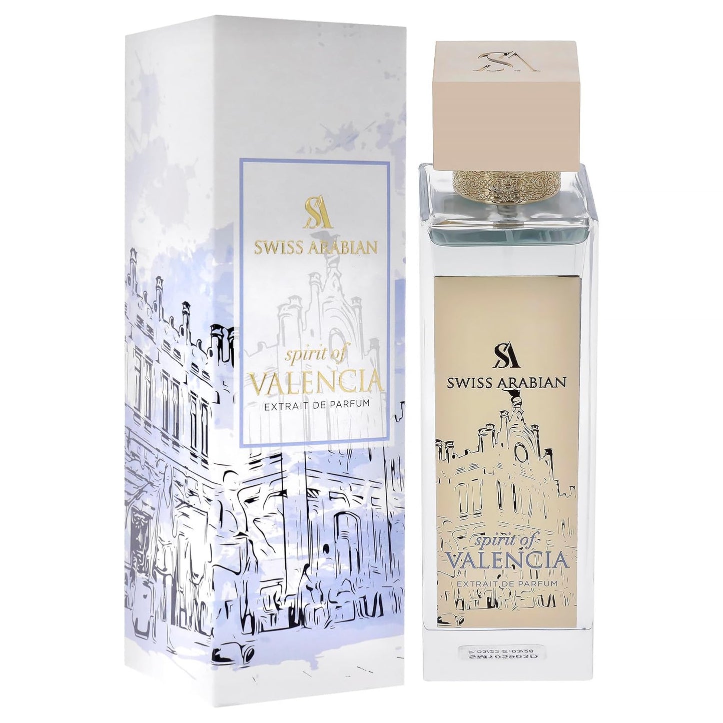 Swiss Arabian Spirit of Valencia - Long Lasting Unisex Extrait de Parfum - Citrus, Floral & Amber - 3.4 oz