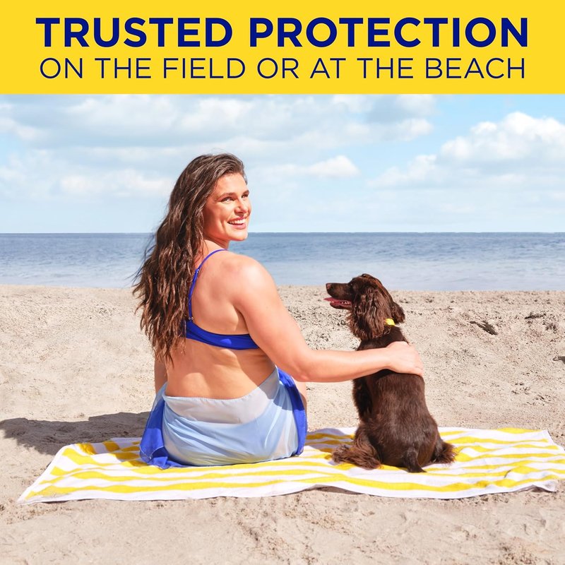 Coppertone Sport Sunscreen Lotion SPF 50 - Sweat & Water Resistant | Travel Size 3 Fl Oz, Pack of 6
