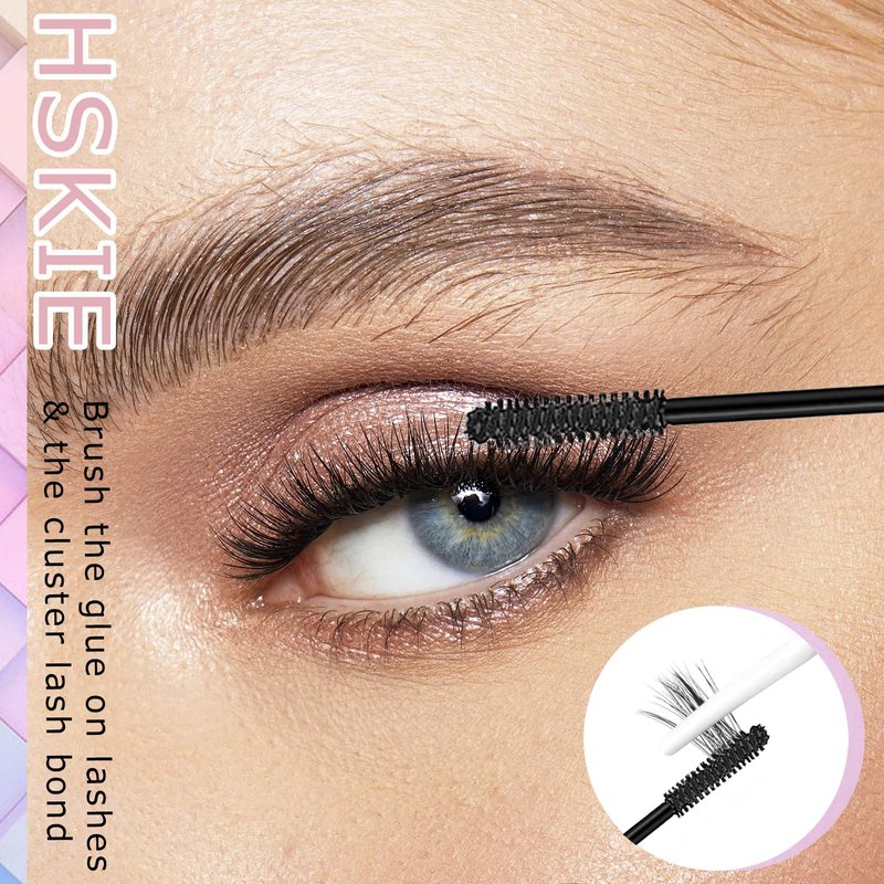 Lash Cluster Glue Bond & Seal – Waterproof Lash Glue for Eyelash Clusters, Long-Lasting Lash Bond and Seal, Includes Lash Remover for Easy Removal