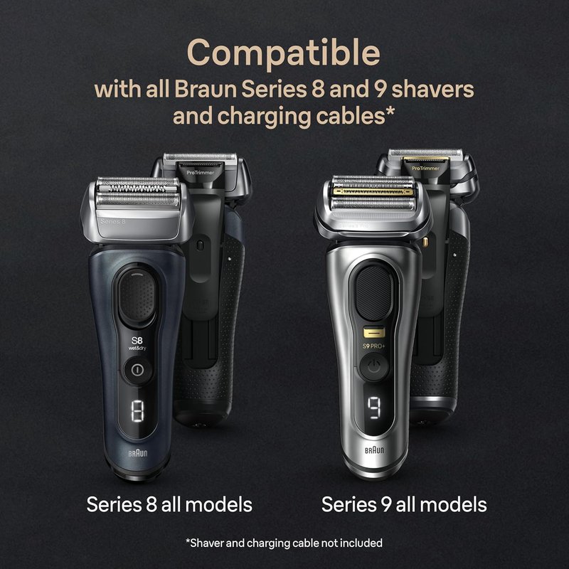 Braun Series 9 PRO+ Electric Razor for Men - 5 Pro Shaving Elements & Comfort Head | 6-in-1 SmartCare Center, Wet/Dry Use