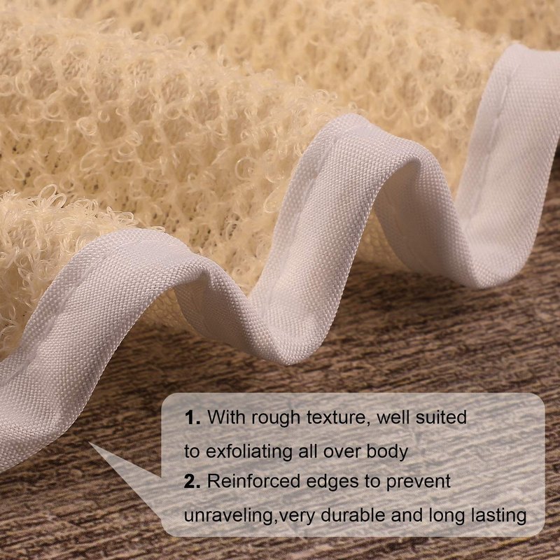 PHOGARY 6 Pack Exfoliating Wash Cloths for Body Scrub and Face Clean, Dual-Sided Wash Towels Bath Washcloths for Men Women Skin Massage Spa - Rough Exfoliating Side and Soft Terry Side