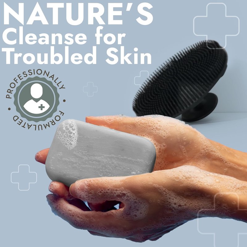Manuka Honey Charcoal Soap - Antibacterial Hand Soap for All Skin Types | Kills 99.9% of Germs | Pack of 2