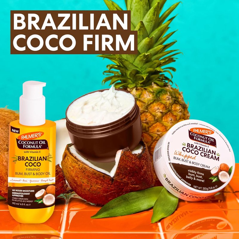 Palmer's Coconut Oil Formula Firming Body Oil - Skin Tightening & 48Hr Moisture, 6.5 Fl Oz