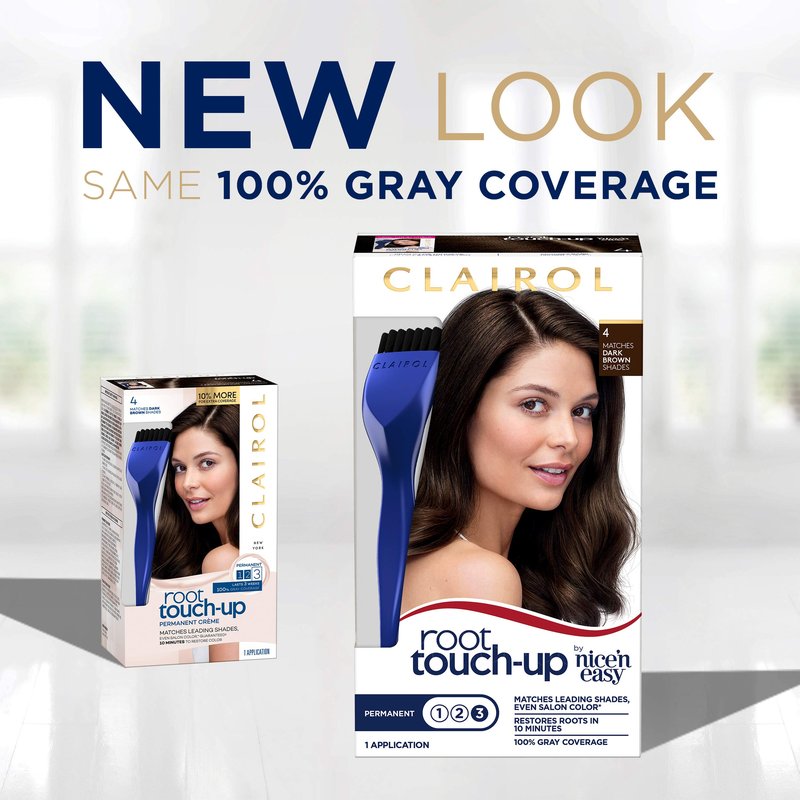 Clairol Root Touch-Up by Nice'n Easy Permanent Hair Dye, 5 Medium Brown Hair Color, Pack of 1
