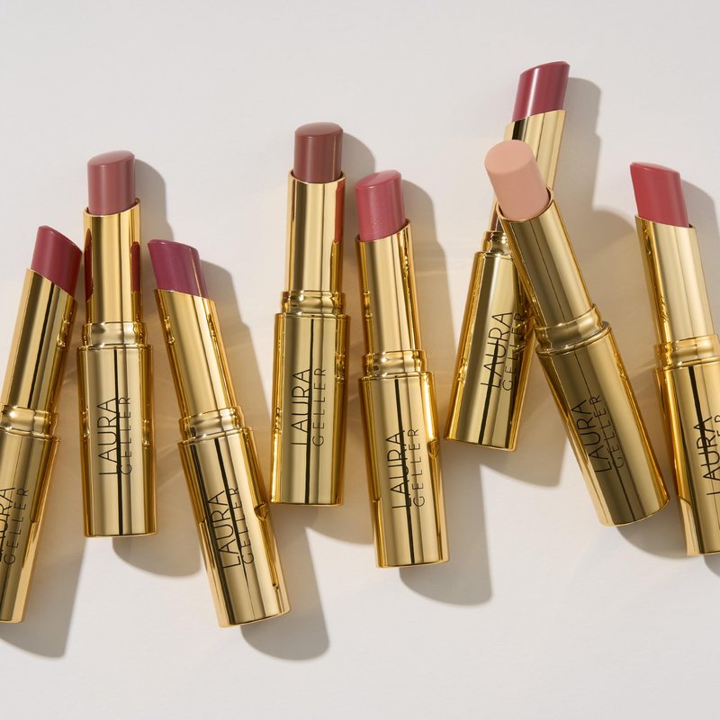 LAURA GELLER NEW YORK Jelly Balm Tinted Lip Balm – Jammin' – Hydrating Lip Color with Shine Finish – Squalane & Vitamin E – Buildable Sheer to Medium Coverage – Vegan & Cruelty-Free