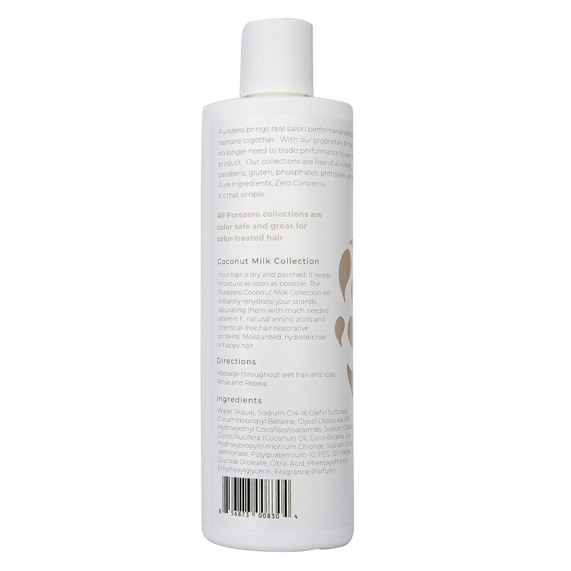 Coconut Milk Shampoo & Conditioner Set | Vegan, Cruelty-Free, Intense Hydration - Zero Sulfates & Parabens