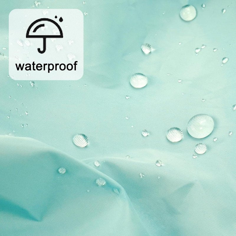 Reusable Shower Cap for Women - Large Waterproof Hair Bonnet | Elastic Band, Washable for Long Curly Hair - Mint Green
