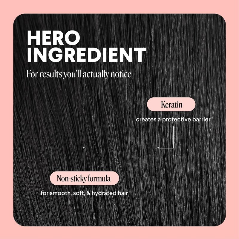 MONDAY HAIRCARE SMOOTH Heat Protectant with Keratin – 6 oz for a Smooth, Polished Finish(Pack of 2)