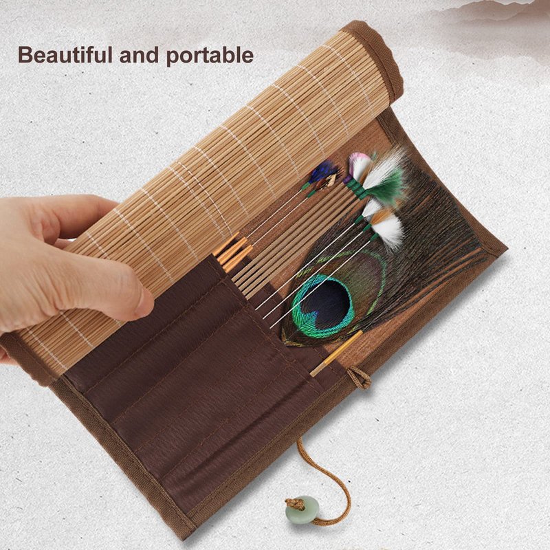 7pcs Ear Clean Kit – Bamboo Mat Ear Wax Removal & Massage Tool, Goose Ear Cleaner for Comfortable Hearing