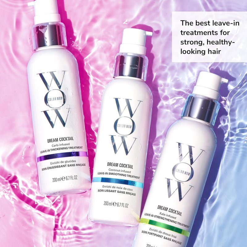 COLOR WOW Dream Cocktail Leave-in Treatment - Carb Infused for Thick, Full Hair | Heat Protection