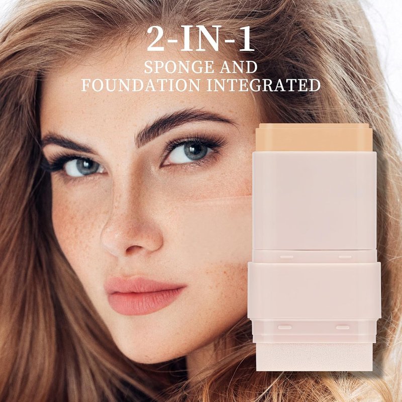 O'CHEAL Face Foundation Contour Stick - Long-Wear Lightweight Concealer for Blemishes | Shade 02 Natural