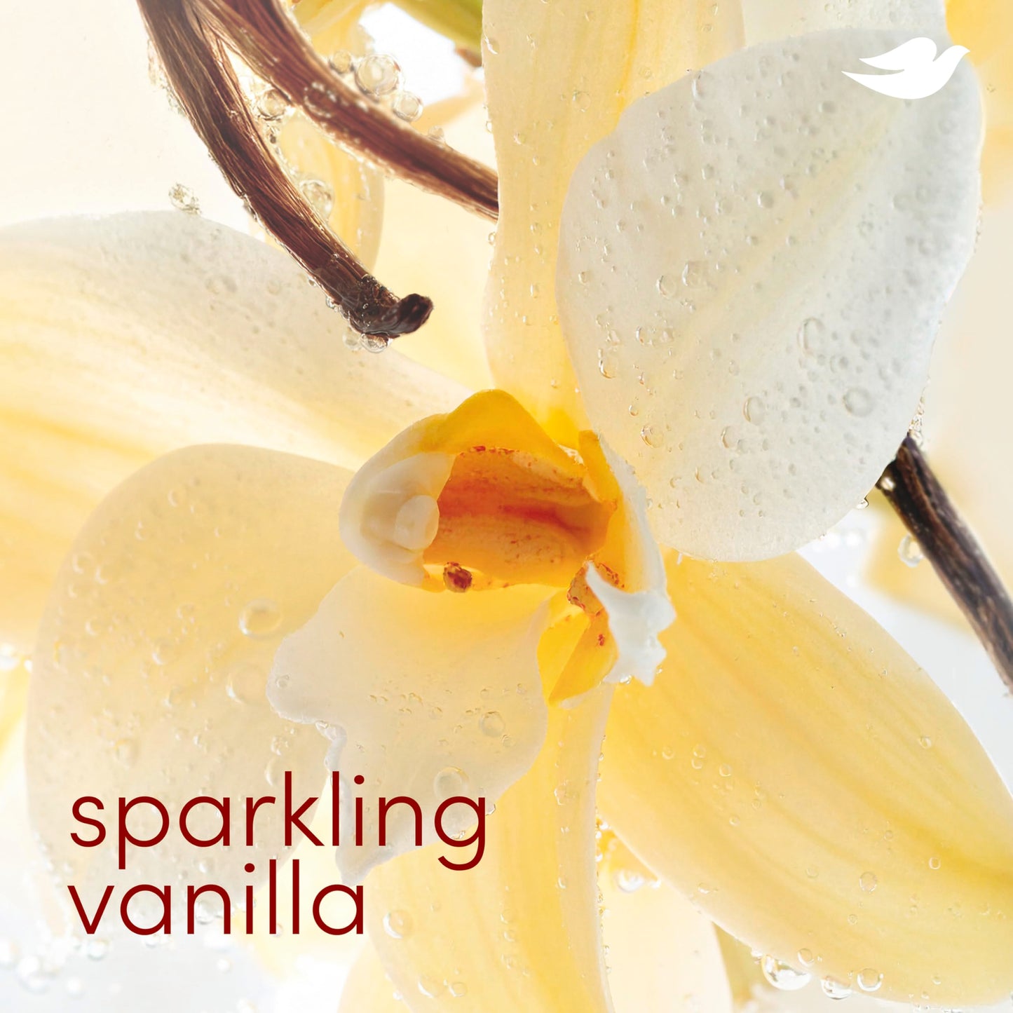 Dove Deodorant Stick Sparkling Vanilla for 72 Hour Odor Protection Aluminum Free 2.4 oz