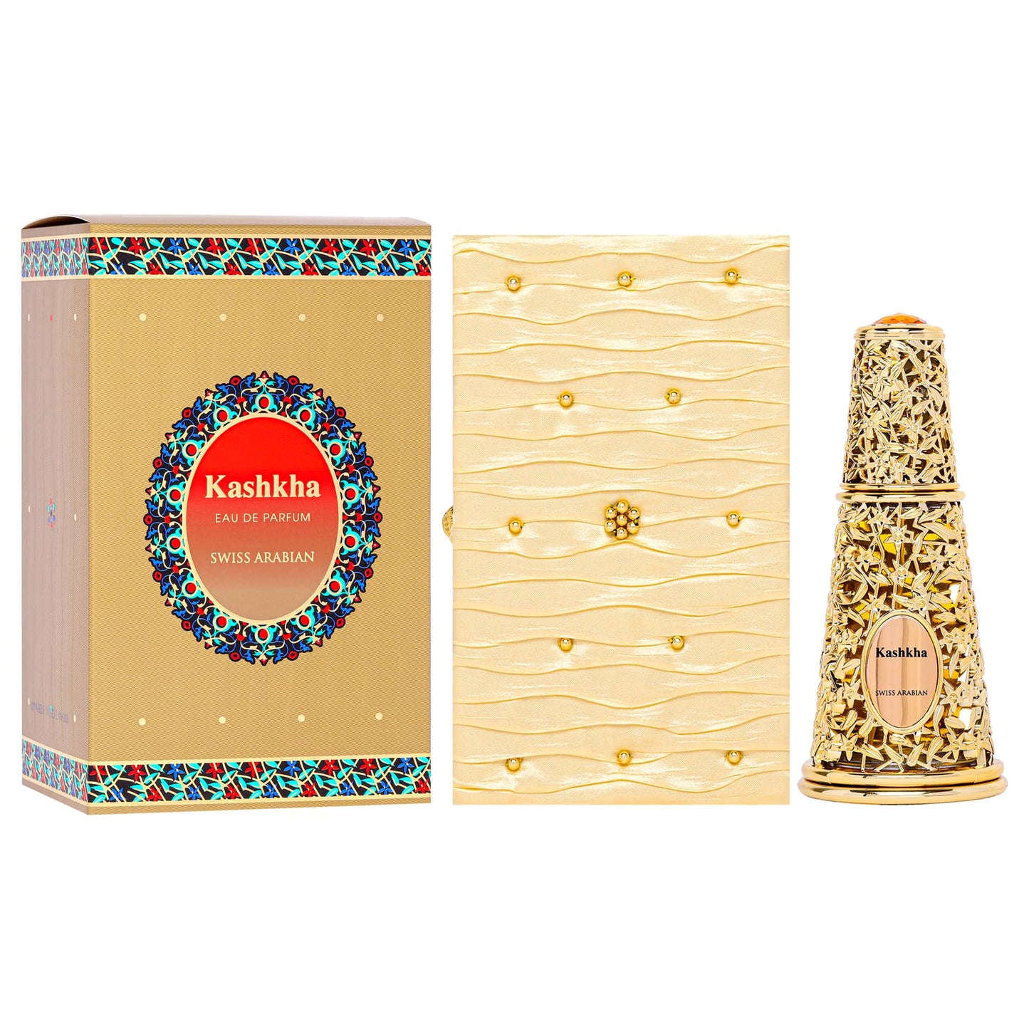 Swiss Arabian Kashkha - Luxury Products From Dubai - Long Lasting, Addictive Personal EDP Spray Fragrance - Seductive Signature Aroma - 1.7 Oz