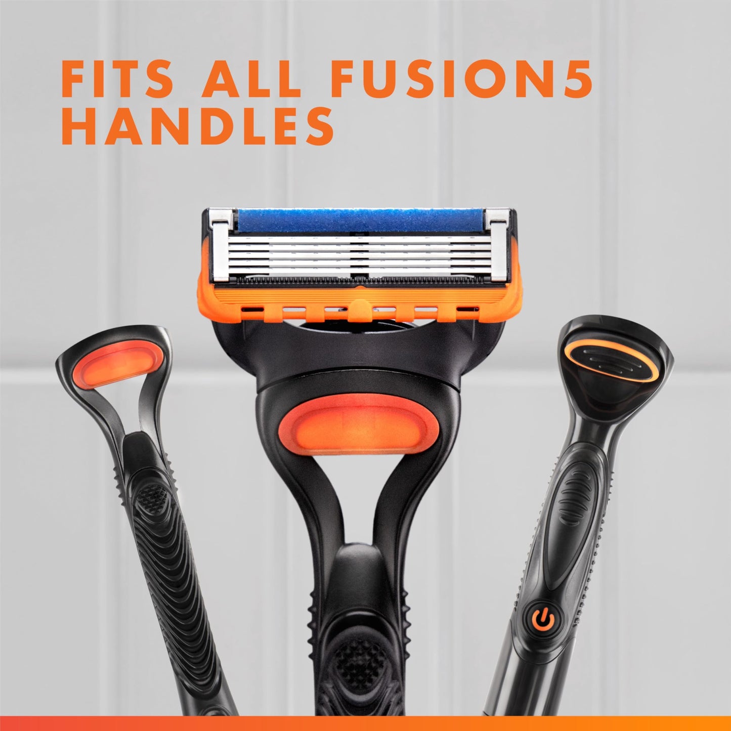 Gillette Fusion5 Razor Refills for Men, 2 Razor Blade Refills