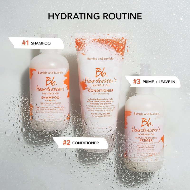 Bumble and Bumble Hairdresser's Invisible Oil Leave-In Conditioner - Hydrating UV Protection | Anti-Frizz for All Hair Types