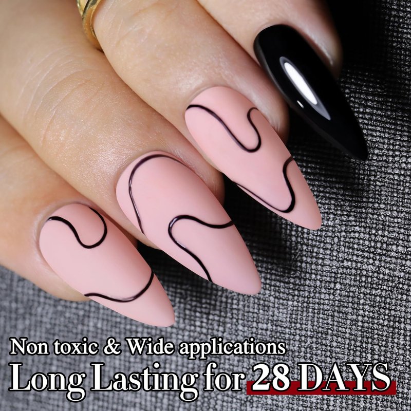 Double Rhythm 15ML Gel Nail Polish Pure Sheer Same Color Same Bottle Soak Off Gel Polish Art Manicure Salon DIY at Home for Women (Baby Pink-A1334)