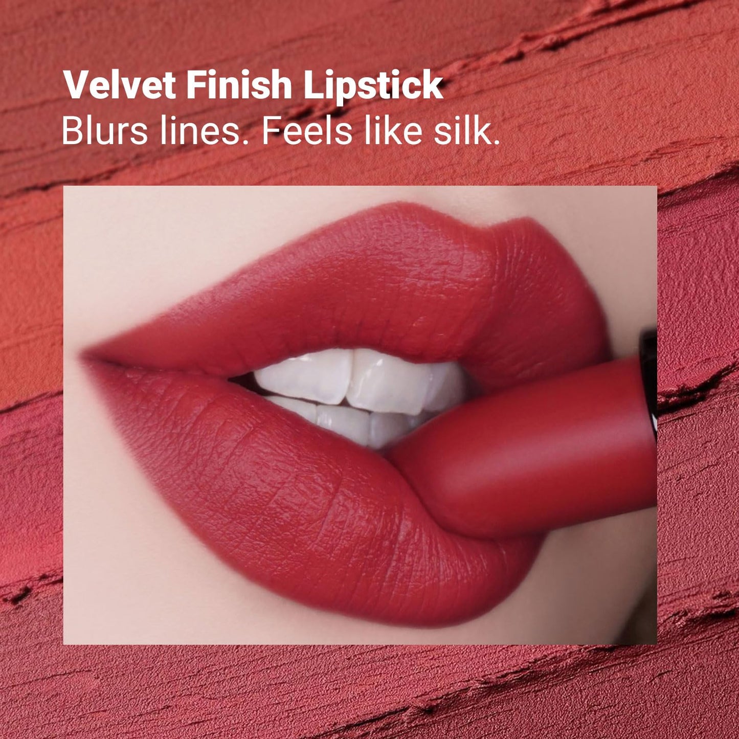 Vevivia Lighting 2Pcs Matte Lipstick Set for Women with Lip-Shaped Case, Velvet Formula for Soft, Full-Coverage Lips, Day to Night Duo Gift Set, Mocha and Plum Each