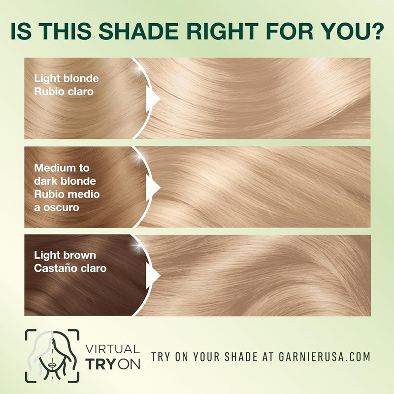 Garnier Nutrisse Ultra Crème Hair Color - 100% Gray Coverage, Vegan & Cruelty-Free | 111 Extra-Light Ash Blonde, 2 Count