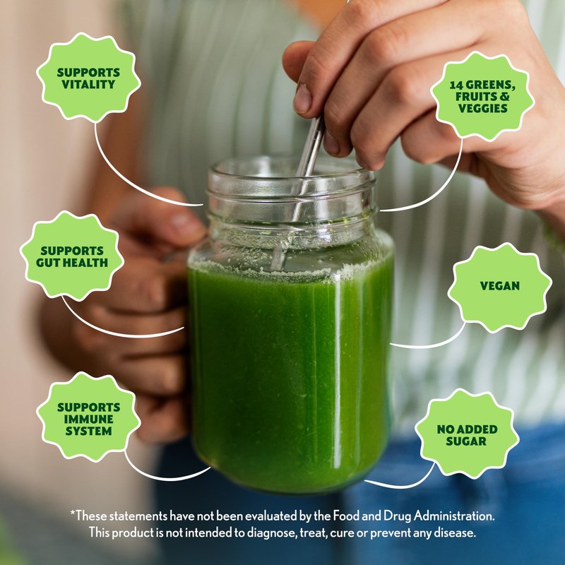 Amazing Grass Super Greens Powder, Organic, Greens Superfood Powder, Smoothie Supplements, Supports Digestion, Probiotics, Spirulina, Beet Root, Original, 100 Servings, 28.1 Ounce (Packaging May Vary)