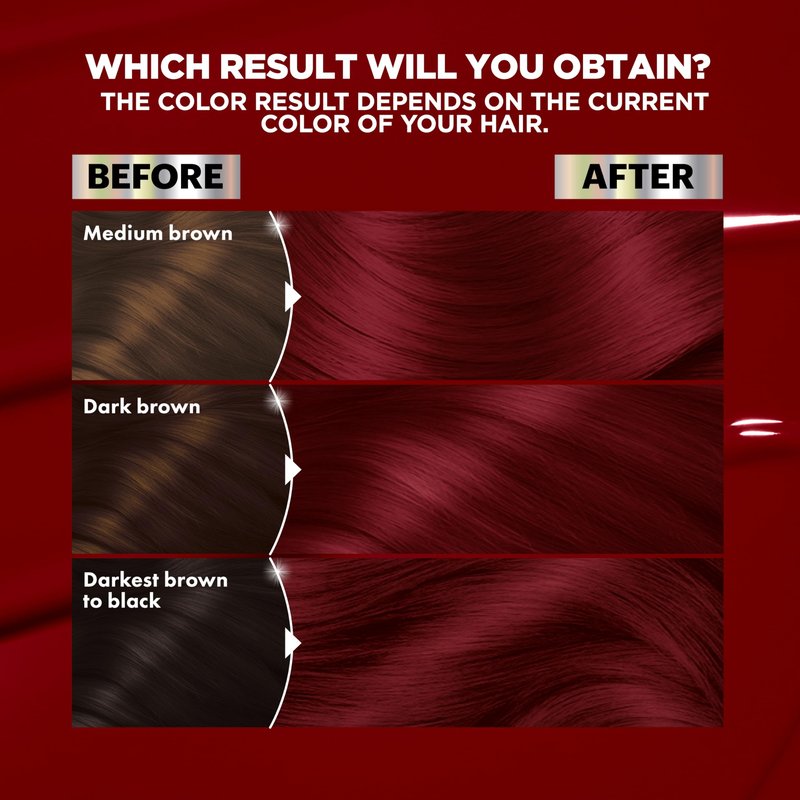 Garnier Nutrisse Ultra Color Hair Color, Permanent Hair Dye for Up to 8 Weeks of Bold, Vibrant, Fade-Resistant Results, Vegan & Cruelty-Free, R2 Medium Intense Auburn (Goji Berry), 1 Count
