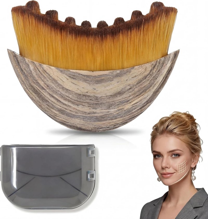 Lymphatic Drainage Face Brush - Professional Contour Massager for Anti-Puffiness & Sculpting | Boost Skincare Absorption