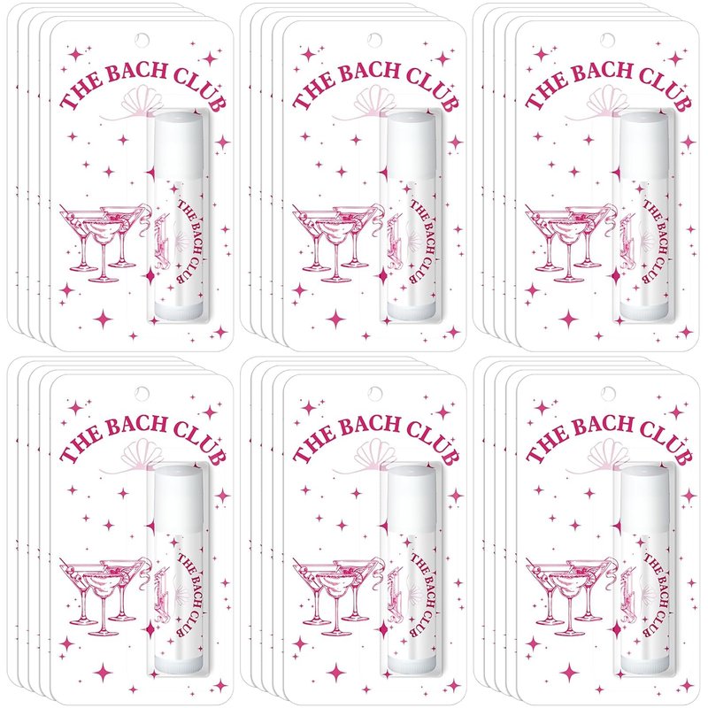 Bachelorette Lip Balm Set - 35 Pack Moisturizing Party Favors | Bridal Shower & Engagement Gifts