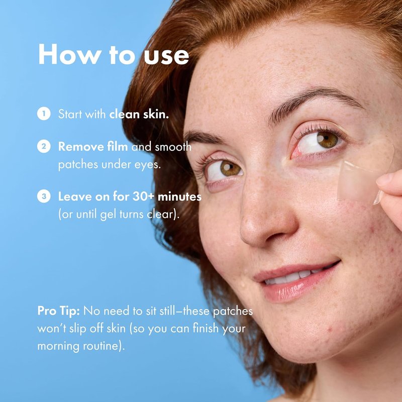 Mighty Patch™ for Tired Eyes - Soothing Hydrogel Eye Patches | De-Puff & Refresh Undereye Area (6 Count)