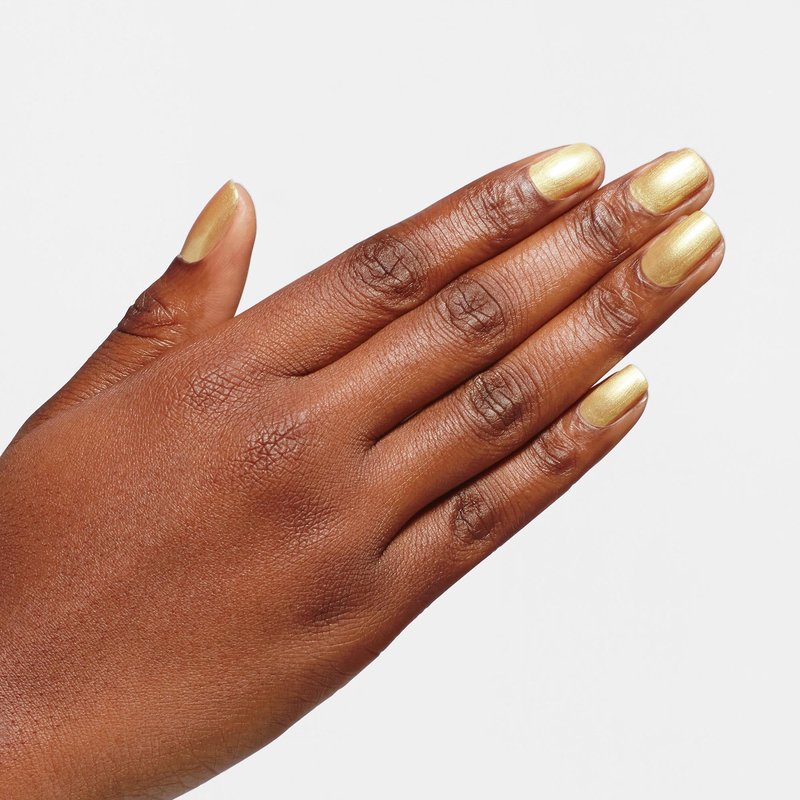 OPI Infinite Shine 24/7 Carat | Sheer Bright Yellow Metallic Long Wear Gel Like Nail Polish | Vegan, Long Lasting, Streak Free