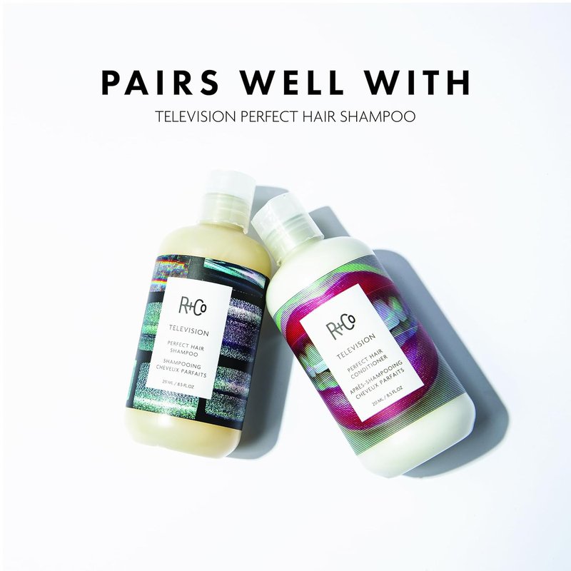 R+Co TELEVISION Perfect Hair Conditioner - Hydrating & Smoothing Formula for All Hair Types | Adds Shine & Softness