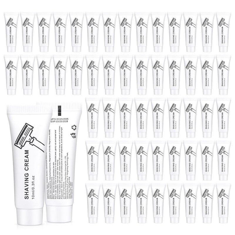 Regine Switzerland Shaving Cream - Travel-Size 10ml | Individually Packaged for Home & On-the-Go (100-Pack)