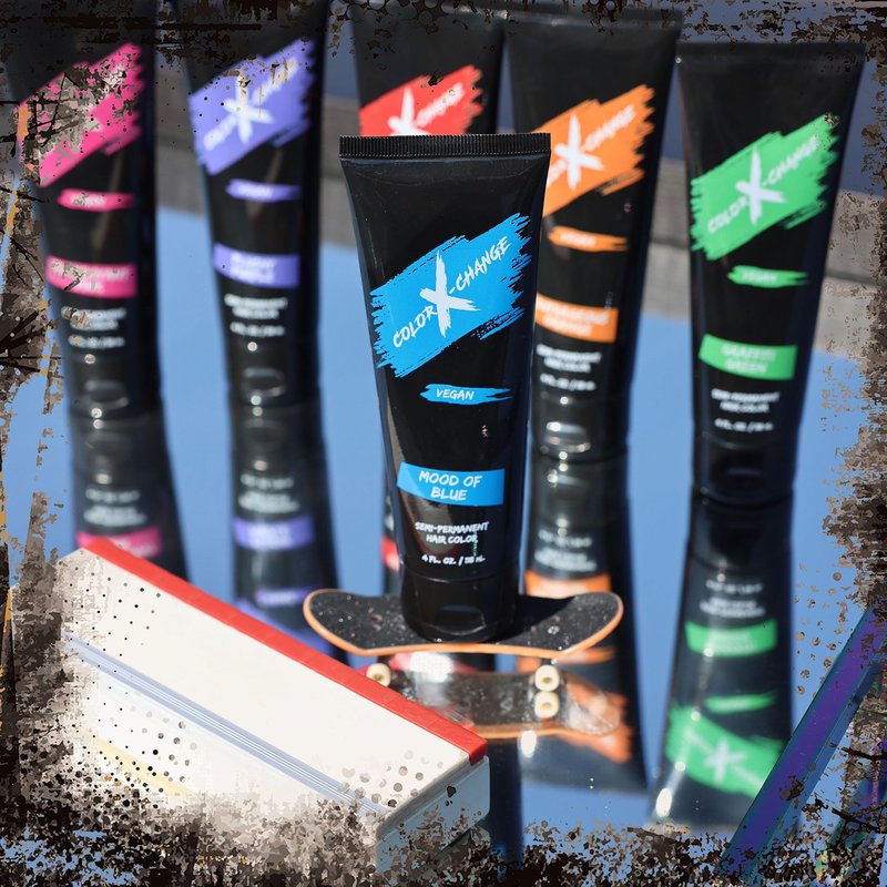 Color X-Change Semi-Permanent Hair Color - Mood of Blue - Vegan, PPD & Ammonia-Free