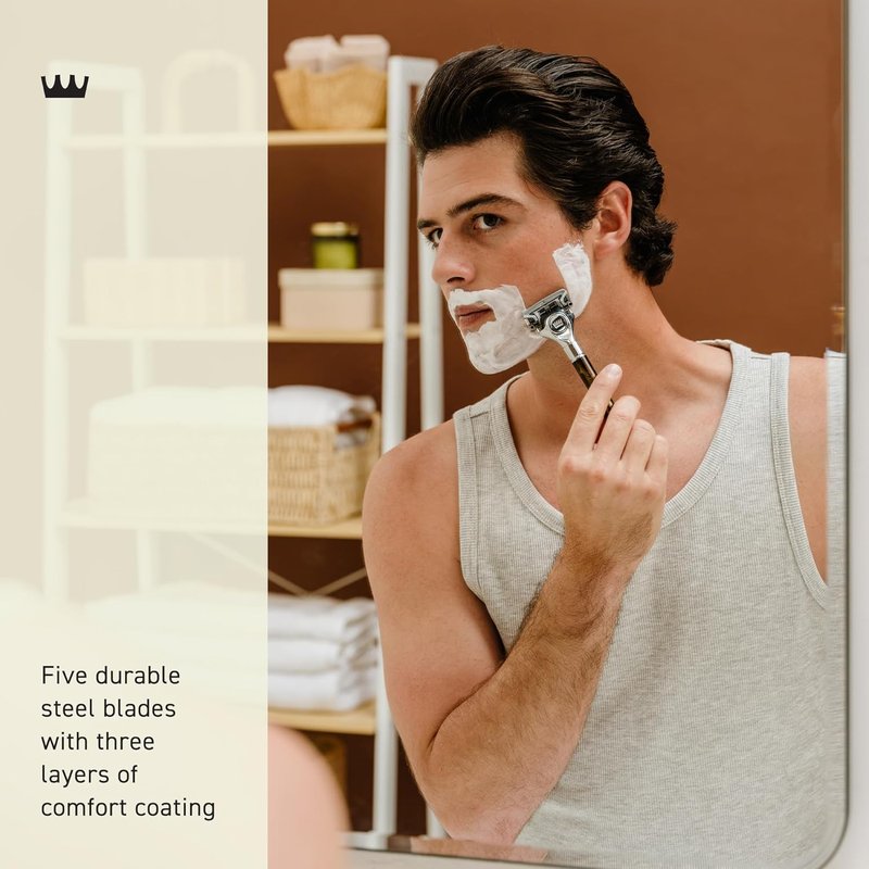 Cremo Razor Refills - Superior Shaving Razors for Men | 4 Pack Compatible with Cremo Razors