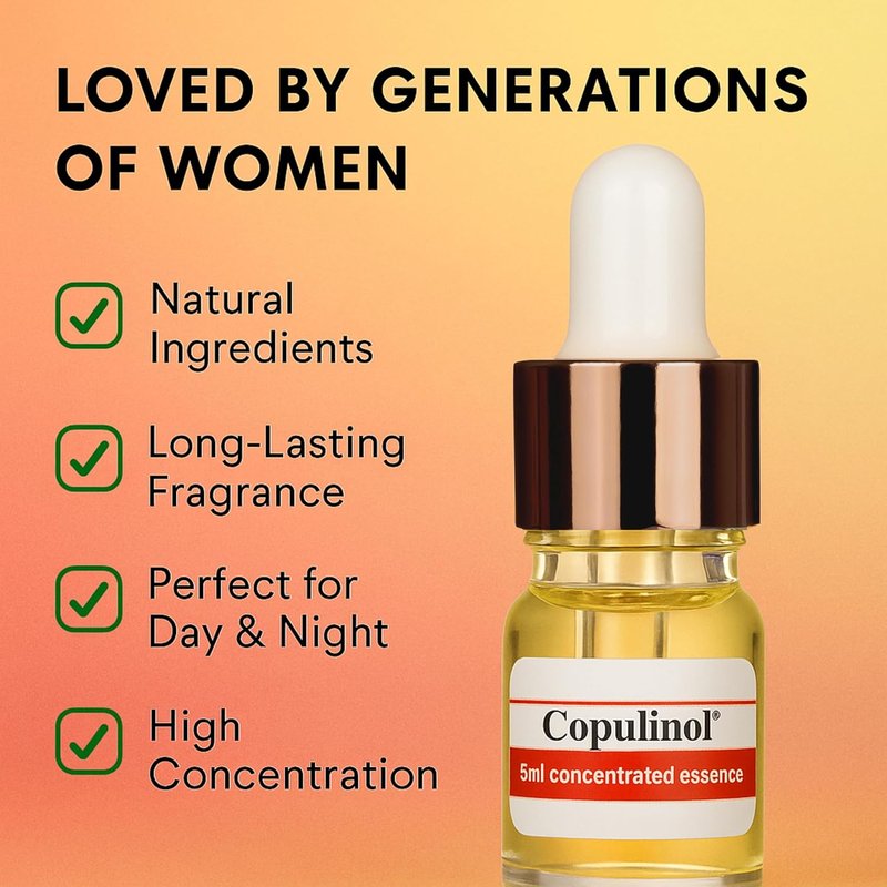 Pheromone Perfume for Women - Long Lasting Copulinol Body Oil, 0.17 Fl Oz | Original Formula for Daily Wear