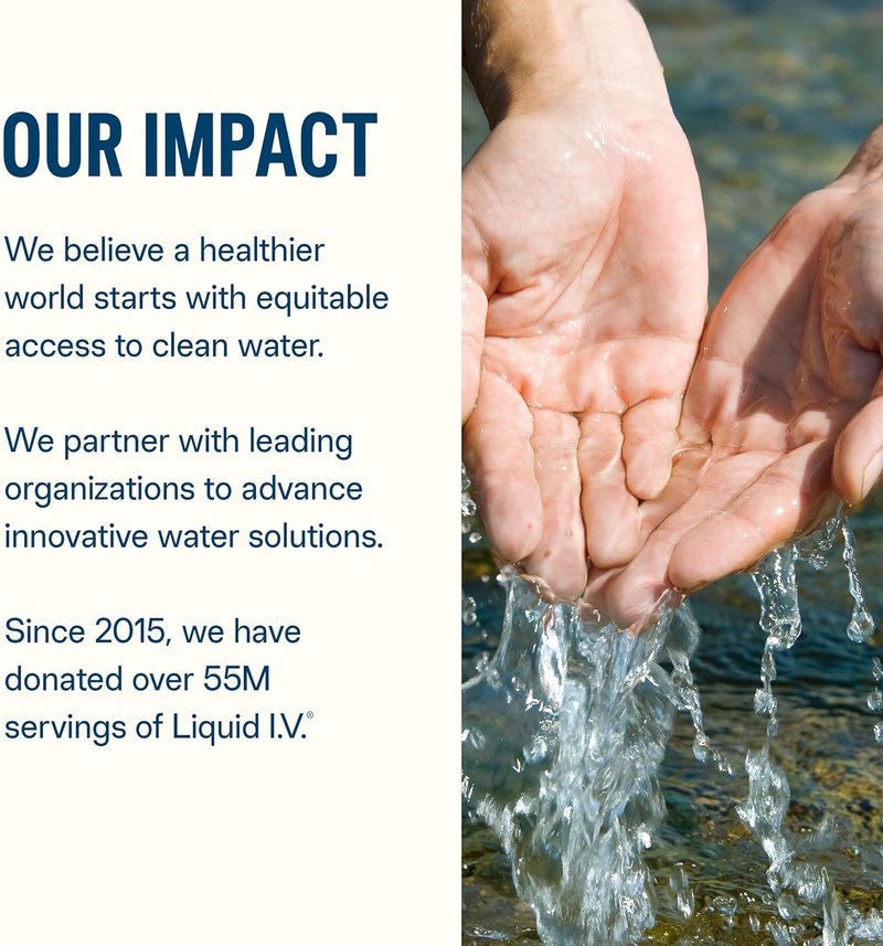 Liquid I.V.® Hydration Multiplier - Lemon Lime Electrolyte Powder Drink Mix | 16 Servings