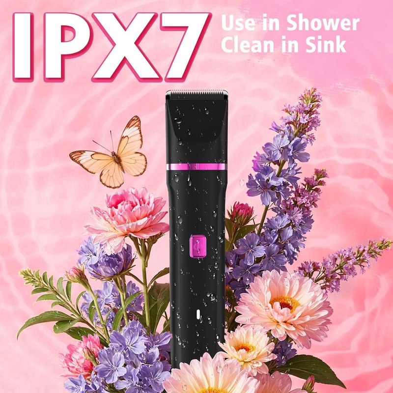 Bikini Trimmer for Women - Waterproof Electric Foil Shaver for Smooth Shaving | Rechargeable, Painless Body & Face Care