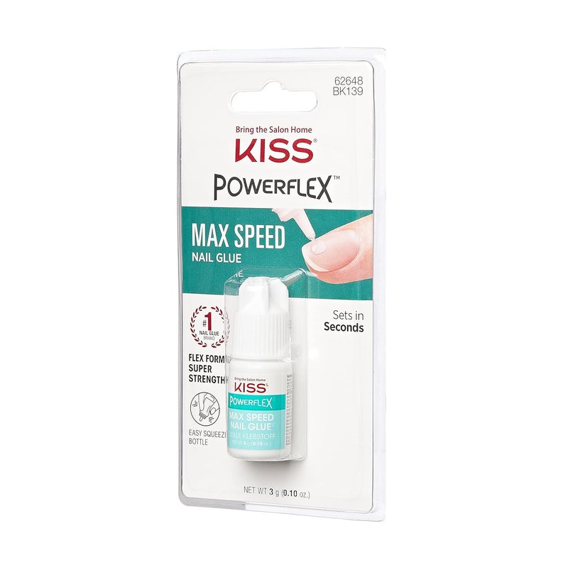 Kiss Powerflex Glue - Strong Adhesive for Nail Art | Pack of 4