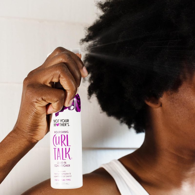 Not Your Mother's Curl Talk Leave-In Conditioner | 2-Pack 6 fl oz | Rice Curl Complex for All Curly Hair Types