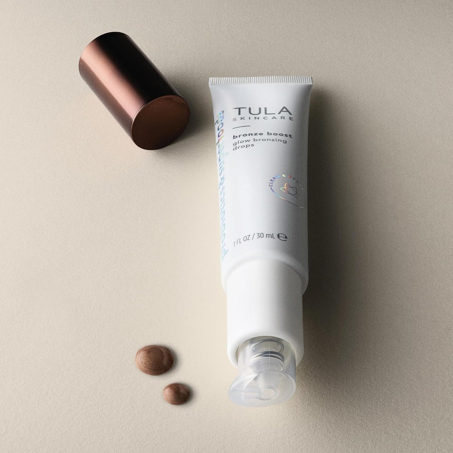TULA Skin Care Bronze Boost Glow Bronzing Drops - Natural Glow, Even Skin Tone, Hydrating Niacinamide | 1 Fl Oz