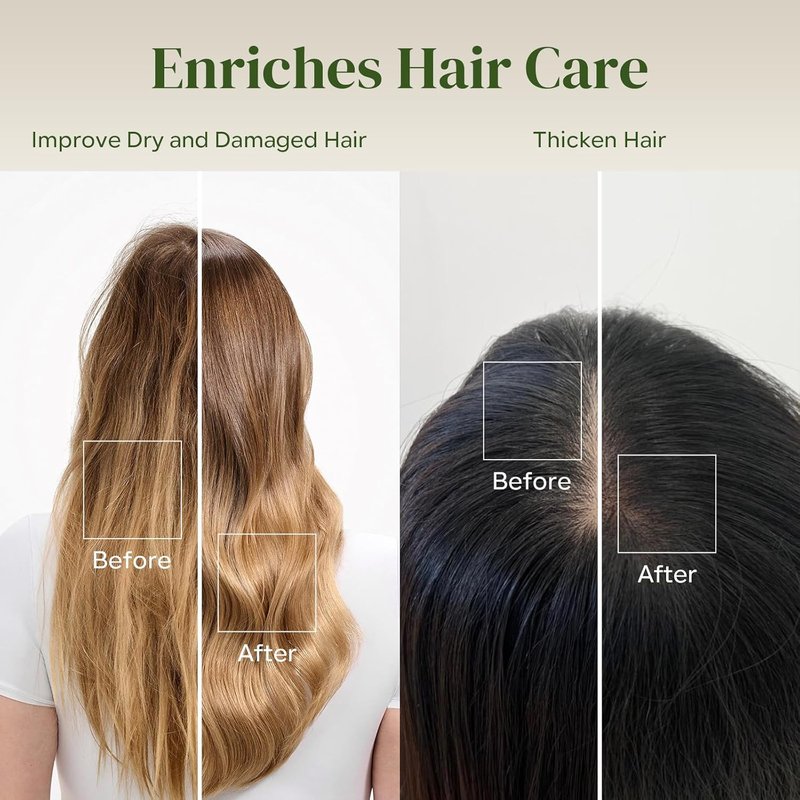 Rosemary Mint Hair Oil for Hair Growth, Strengthening and Smoothing Hair Oil, Deep Moisturizing and Nourish for Split Ends and Dry Scalp, Aromatherapy, Lightweight and Non-Greasy, 1.93 Fl Oz