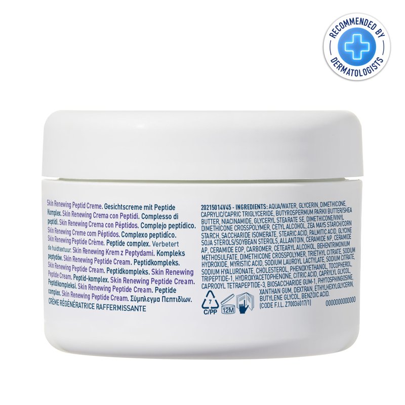 CeraVe Skin Renewing Night Cream, Niacinamide, Peptide Complex, and Hyaluronic Acid Moisturizer for Face, 1.7 Ounce, Packaging may Vary (Pack of 12)