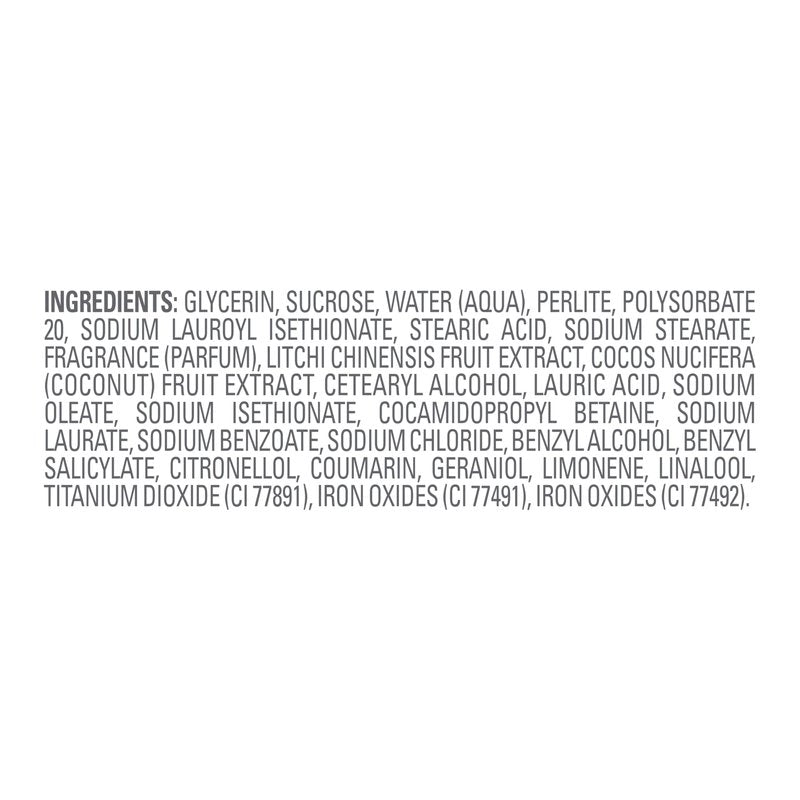 Dove Sugar Body Scrub Coconut & Lychee For Women For Exfoliated & Hydrated skin 15 oz